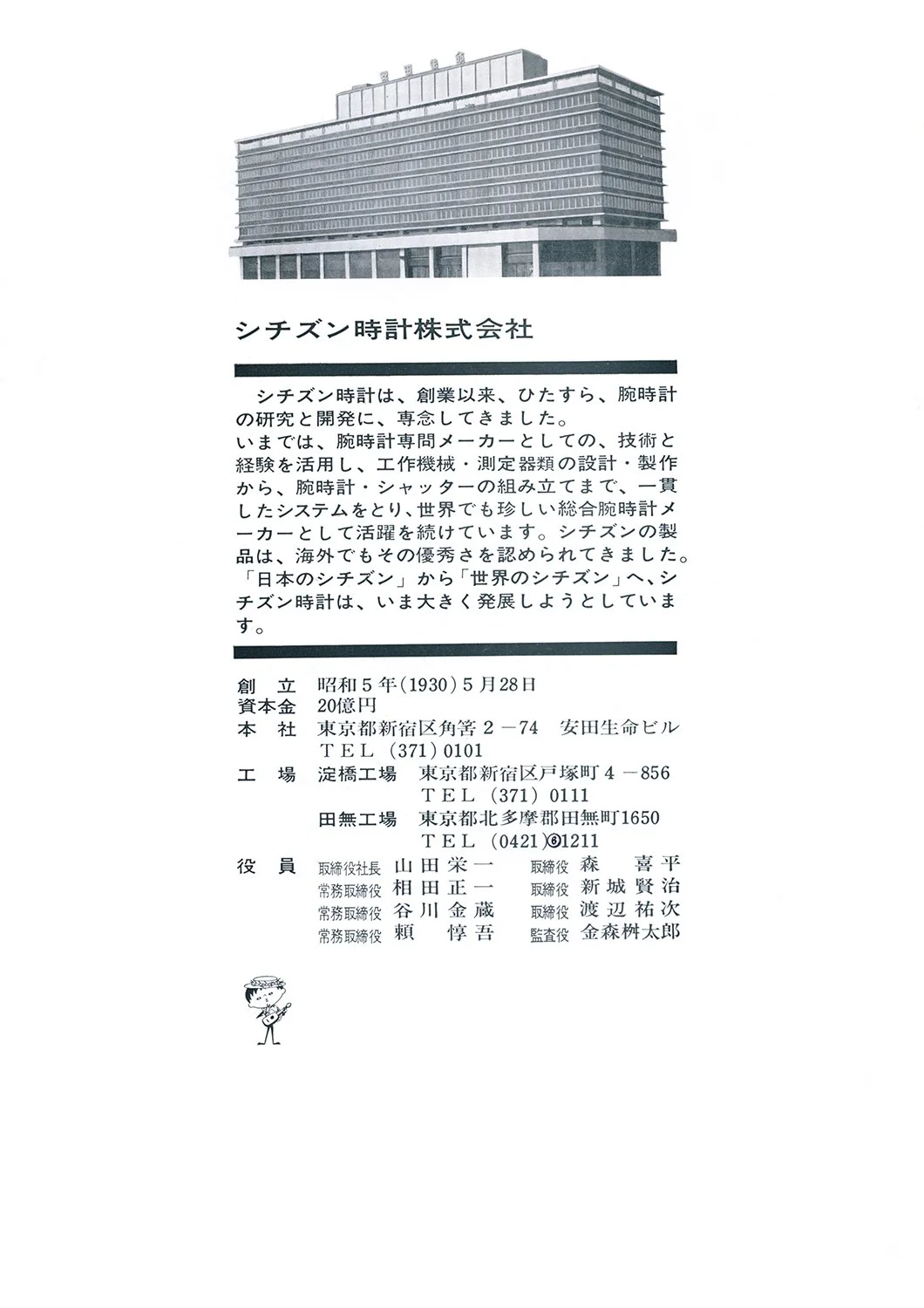 Brochure: 1962 Citizen Company Brochure — Plus9Time